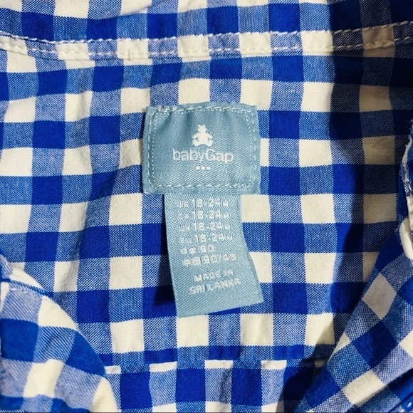Gap baby’s 18-24M onesie button down shirt - Picture 2 of 2